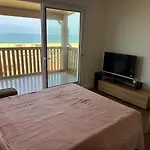 Capbreton-vue Mer-couple-enfant * 卡布勒通